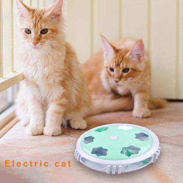 cat toys funny round electric turntable selling safety portable durable feather glowing teasing kitten pet products
cat toys funny round electric turntable selling safety portable durable feather glowing teasing kitten pet products