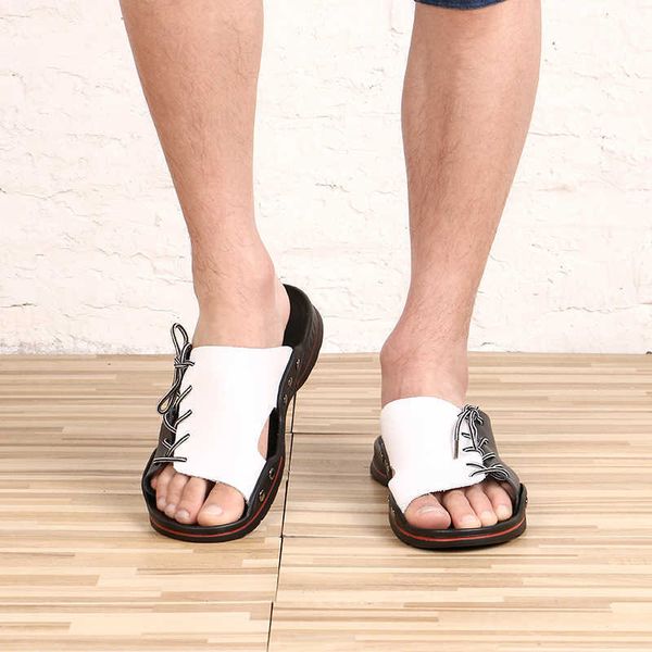 elling 2022 new men slippers genuine leather summer sandal shoes man breathable beach slipper mens outdoor footwear plus size 38-48 designer, Black
elling 2022 new men slippers genuine leather summer sandal shoes man breathable beach slipper mens outdoor footwear plus size 38-48 designer, Black