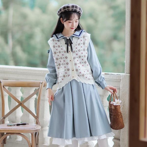 casual dresses 2021 college girl dress, Black;gray