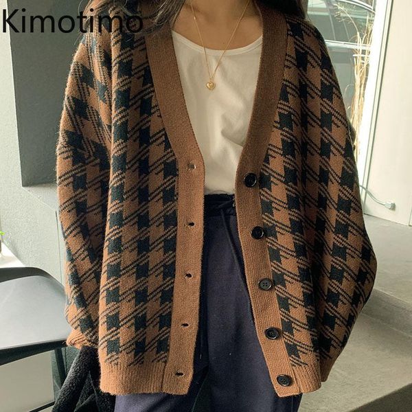 women's knits & tees kimotimo casual plaid cardigan women korean chic v-neck loose knitted cardigans autumn vintage lazy long sleeve sw, White
women's knits & tees kimotimo casual plaid cardigan women korean chic v-neck loose knitted cardigans autumn vintage lazy long sleeve sw, White