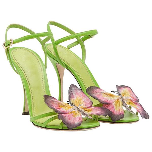 sandals woman genuine leather high heel avocado green butterfly sandal real pos, Black
sandals woman genuine leather high heel avocado green butterfly sandal real pos, Black