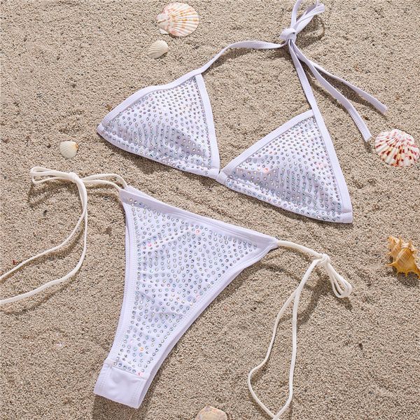 2021 diamond crystal bikini women swimsuit bandage bikini set solid swimwear female bathing suit summer beach wear swimsuit, Black
2021 diamond crystal bikini women swimsuit bandage bikini set solid swimwear female bathing suit summer beach wear swimsuit, Black
