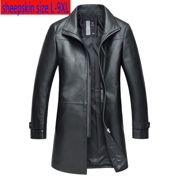 men's leather & faux fashion super large genuine sheep windbreaker men long style coat plus size l-6xl 7xl 8xl 9xl 10xl 11xl, Black
men's leather & faux fashion super large genuine sheep windbreaker men long style coat plus size l-6xl 7xl 8xl 9xl 10xl 11xl, Black