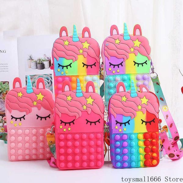 rainbow push bubbles bag children's christmas decompression toys silicone messenger girls lovely cartoon handbag
rainbow push bubbles bag children's christmas decompression toys silicone messenger girls lovely cartoon handbag