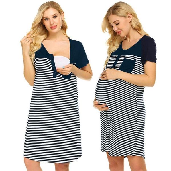 maternity dresses summer women pregnant nursing breastfeeding dress pregnancy vestido lactancia verano, White
maternity dresses summer women pregnant nursing breastfeeding dress pregnancy vestido lactancia verano, White