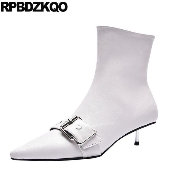 boots winter white stiletto short ankle metal heel autumn booties warm pointed toe women slip on shoes fall 2021 fashion sexy, Black
boots winter white stiletto short ankle metal heel autumn booties warm pointed toe women slip on shoes fall 2021 fashion sexy, Black