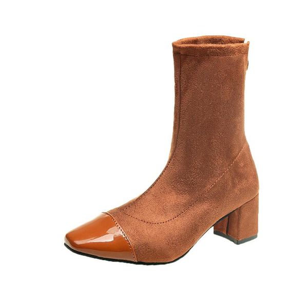 boots 2021 autumn and winter fashion women's plush mid-tube korean thick heel, Black
boots 2021 autumn and winter fashion women's plush mid-tube korean thick heel, Black