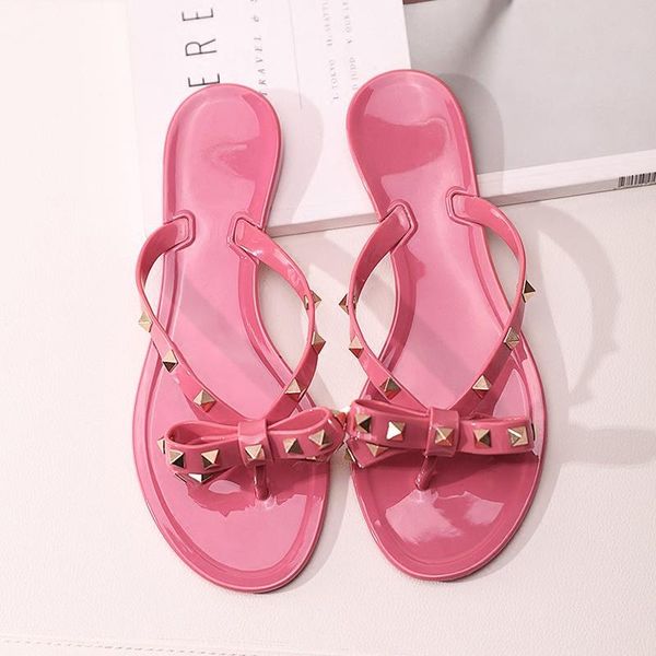 sandals 2021 fashion woman flip flops summer shoes cool beach rivets big bow flat brand jelly girls size 35-41, Black
sandals 2021 fashion woman flip flops summer shoes cool beach rivets big bow flat brand jelly girls size 35-41, Black