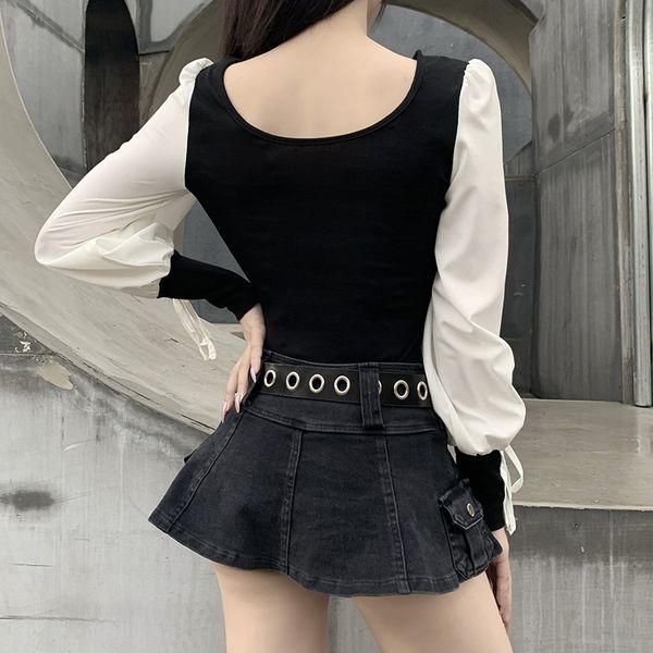 harajuku slim patchwork mesh long sleeve crop women bodycon knitt contrast casual tshirt autumn fashion streetwear, White
harajuku slim patchwork mesh long sleeve crop women bodycon knitt contrast casual tshirt autumn fashion streetwear, White