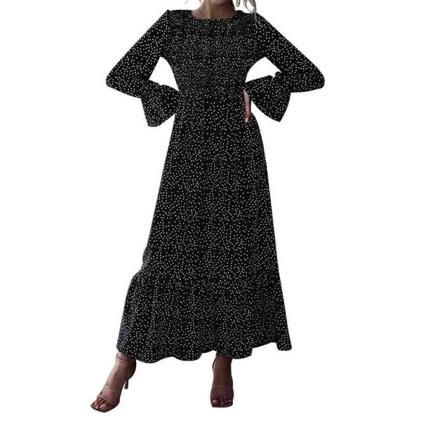 new fashion women ladies autumn casual loose polka dot/floral print dress female puff sleeve mid-waist long dress black red, Black;gray
new fashion women ladies autumn casual loose polka dot/floral print dress female puff sleeve mid-waist long dress black red, Black;gray