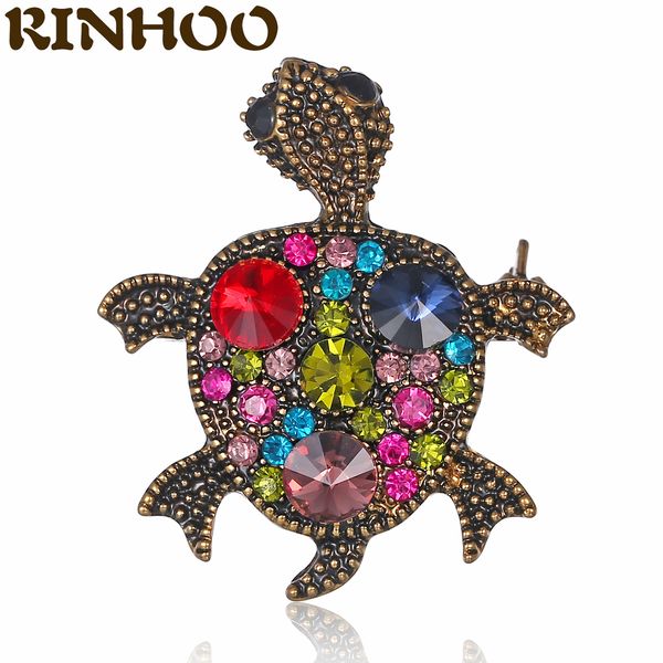 new cute colorful rhinestone tortoise brooch full zircon small turtle animals brooches for women girl personality jewelry giftdio chan conta, Gray
new cute colorful rhinestone tortoise brooch full zircon small turtle animals brooches for women girl personality jewelry giftdio chan conta, Gray