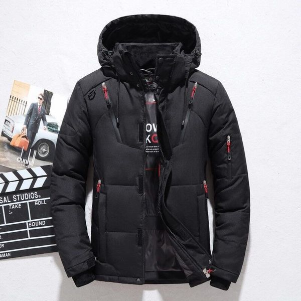 men's hooded et, white duck feather, warm, outdoor, sports, fashion, 2021, 90%, Black
men's hooded et, white duck feather, warm, outdoor, sports, fashion, 2021, 90%, Black