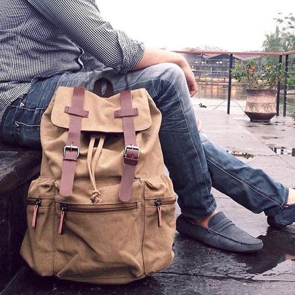 backpack trending 2021 college school bag for men vintage canvas knapsack large capacity travel lapbackpacks
backpack trending 2021 college school bag for men vintage canvas knapsack large capacity travel lapbackpacks