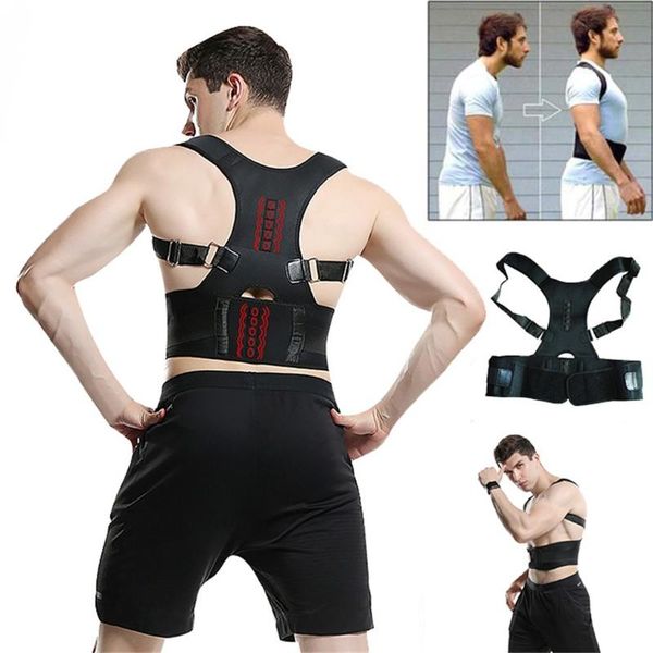 adjustable waist support posture back brace sports safety magnetic posture support brace corrector corset magnetic stand, Black;gray
adjustable waist support posture back brace sports safety magnetic posture support brace corrector corset magnetic stand, Black;gray