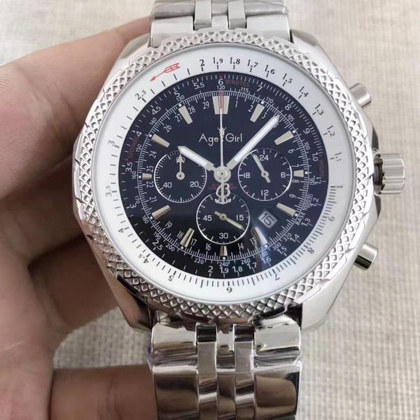 wristwatches men chronograph quartz watch black blue white leather stainless steel sapphire, Slivery;brown
wristwatches men chronograph quartz watch black blue white leather stainless steel sapphire, Slivery;brown