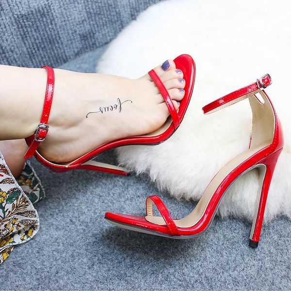 dress shoes summer high heels women pumps buckle stiletto party ladies sandals plus size 43, Black
dress shoes summer high heels women pumps buckle stiletto party ladies sandals plus size 43, Black