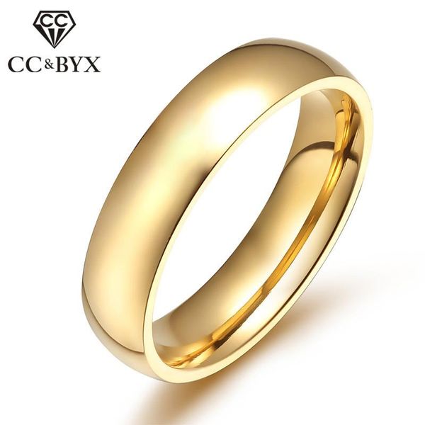 wedding rings for women and men stainless steel ring gold-color smooth fashion jewelry party accessories anello oro bijoux 922, Slivery;golden
wedding rings for women and men stainless steel ring gold-color smooth fashion jewelry party accessories anello oro bijoux 922, Slivery;golden