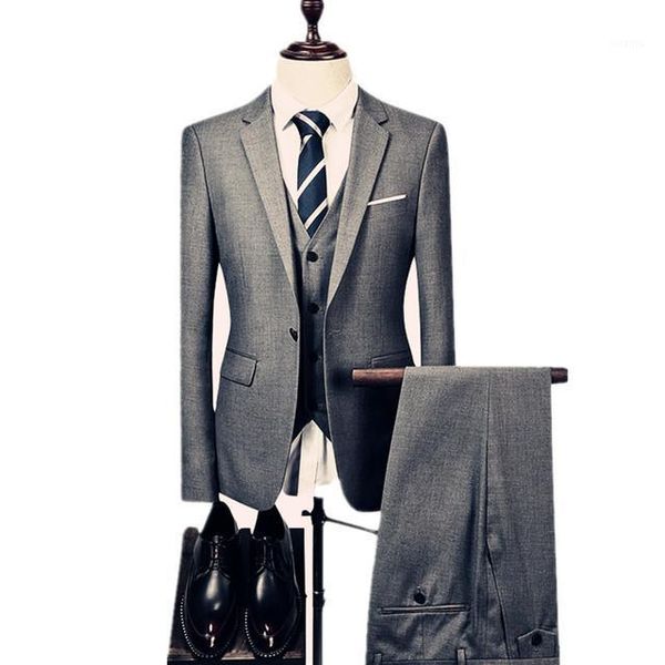 men's suits & blazers fashion ropa hombre mens casual business suit three-piece set male groom wedding solid color jacket coat pants ve, White;black
men's suits & blazers fashion ropa hombre mens casual business suit three-piece set male groom wedding solid color jacket coat pants ve, White;black