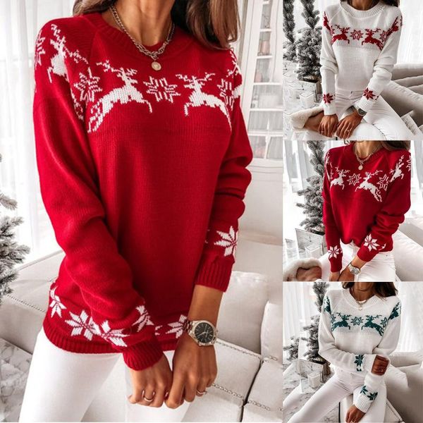 women's sweaters christmas women xmas elk snowman printing long sleeve o-neck knitting pullover sweater jumper knitwear, White;black
women's sweaters christmas women xmas elk snowman printing long sleeve o-neck knitting pullover sweater jumper knitwear, White;black