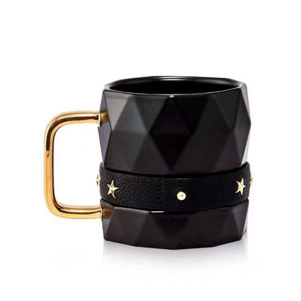 mugs limited edition classic personality black gold rivet bracelet coffee ceramic cups holiday gift for relatives and friends
mugs limited edition classic personality black gold rivet bracelet coffee ceramic cups holiday gift for relatives and friends