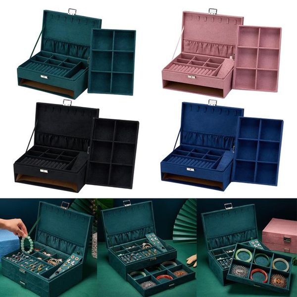jewelry pouches, bags velvet storage box earrings necklace watch display organizer, Pink;blue
jewelry pouches, bags velvet storage box earrings necklace watch display organizer, Pink;blue