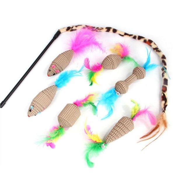 cat toys wand,pet toys, feather linen wand catcher teaser stick, interactive wood rod mouse toy (7 pcs)
cat toys wand,pet toys, feather linen wand catcher teaser stick, interactive wood rod mouse toy (7 pcs)