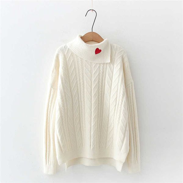 women's sweaters winter wool turtleneck heart sweater women kawaii warm roll collar knitted jumper female fashion elegant cashmere, White;black
women's sweaters winter wool turtleneck heart sweater women kawaii warm roll collar knitted jumper female fashion elegant cashmere, White;black