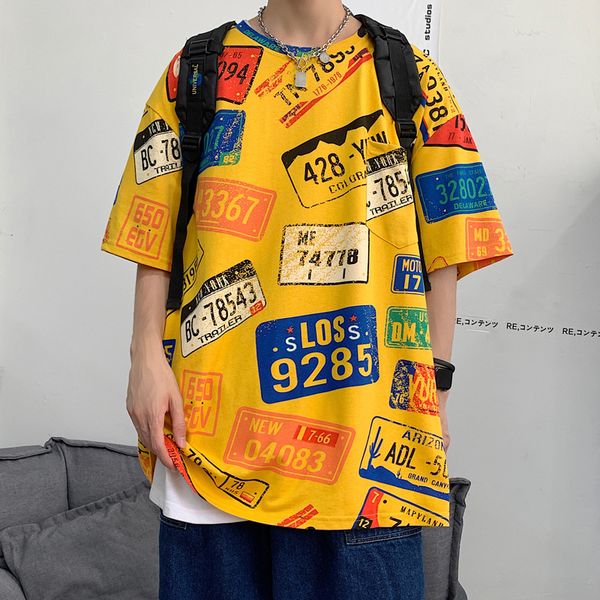 new short sleeve t shirt men's 2021 summer hip hop streetwear punk tshirt tees classic brand fashion clothes oversize 5xl o neck 2fd9, Black
new short sleeve t shirt men's 2021 summer hip hop streetwear punk tshirt tees classic brand fashion clothes oversize 5xl o neck 2fd9, Black