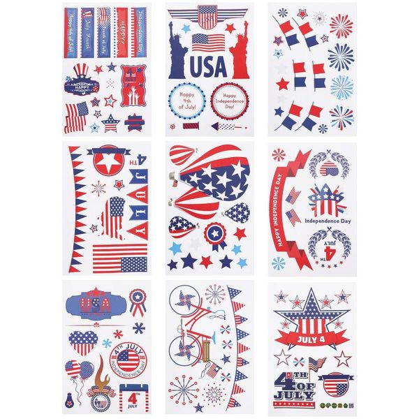 wall stickers 9 pcs american independence day theme art decals party decors home decor
wall stickers 9 pcs american independence day theme art decals party decors home decor