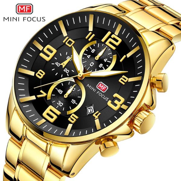 wristwatches gold watch men three eye stainless steel quartz night light business waterproof automatic date relogio masculino, Slivery;brown
wristwatches gold watch men three eye stainless steel quartz night light business waterproof automatic date relogio masculino, Slivery;brown