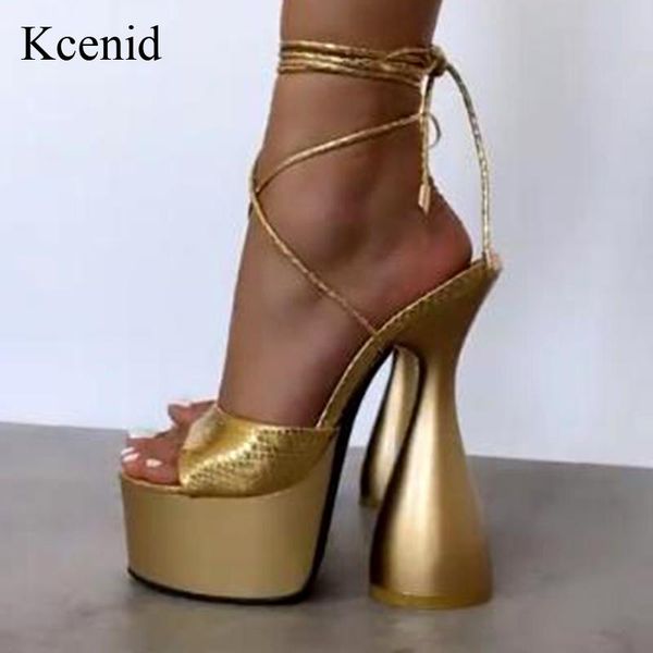sandals kcenid women strange design thick heel platform shoes open toe ankle strap fashion party dance lady pumps gold, Black
sandals kcenid women strange design thick heel platform shoes open toe ankle strap fashion party dance lady pumps gold, Black