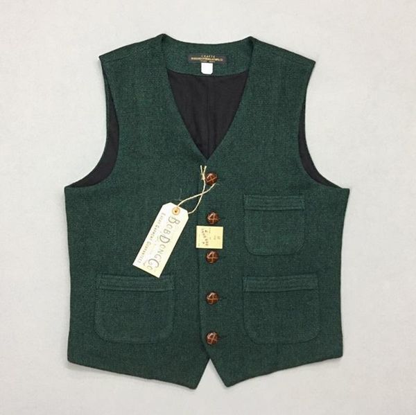 men's vests 2021 retro worsted woolen suit vest winter mens' button-down hunting waistcoat, Black;white
men's vests 2021 retro worsted woolen suit vest winter mens' button-down hunting waistcoat, Black;white