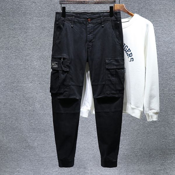 fashion casual slim legged pants men's trend in spring and autumn 2021 new arrival cool handsome boy trouser 0431 ldzd, Black
fashion casual slim legged pants men's trend in spring and autumn 2021 new arrival cool handsome boy trouser 0431 ldzd, Black