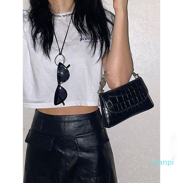 designer-waist bags mini women bag crocodile pattern pu leather thick chain wild lady small flap crossbody lipstick packs
designer-waist bags mini women bag crocodile pattern pu leather thick chain wild lady small flap crossbody lipstick packs
