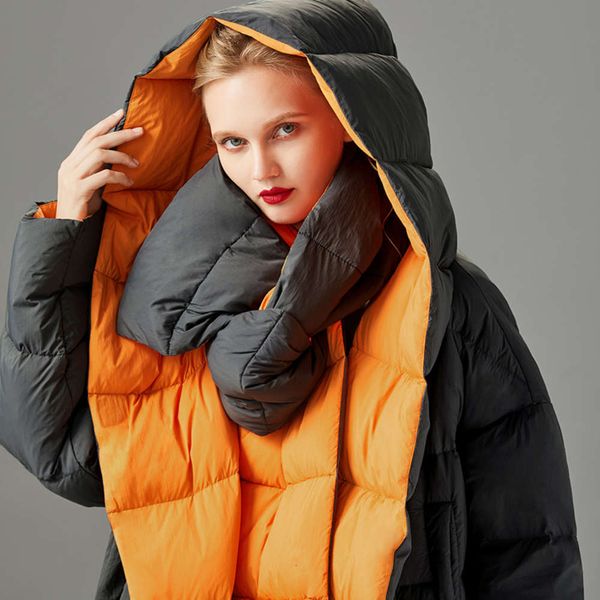 light luxuryfashion bib 2020 white duck winter thickened long new over-the-knee down jacket parka coats for women fur collar goose brand, Black
light luxuryfashion bib 2020 white duck winter thickened long new over-the-knee down jacket parka coats for women fur collar goose brand, Black