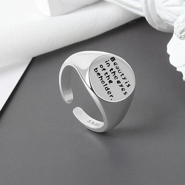 cluster rings arrival 100% 925 sterling silver personality romantic letter lady forefinger ring promotion jewelry girlfriend gift, Golden;silver
cluster rings arrival 100% 925 sterling silver personality romantic letter lady forefinger ring promotion jewelry girlfriend gift, Golden;silver