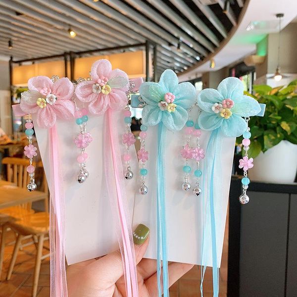 hair accessories 1pair ancient hairpin hanfu ornament kid flower tassel ribbon girl women cosplay clip pin, Slivery;white
hair accessories 1pair ancient hairpin hanfu ornament kid flower tassel ribbon girl women cosplay clip pin, Slivery;white