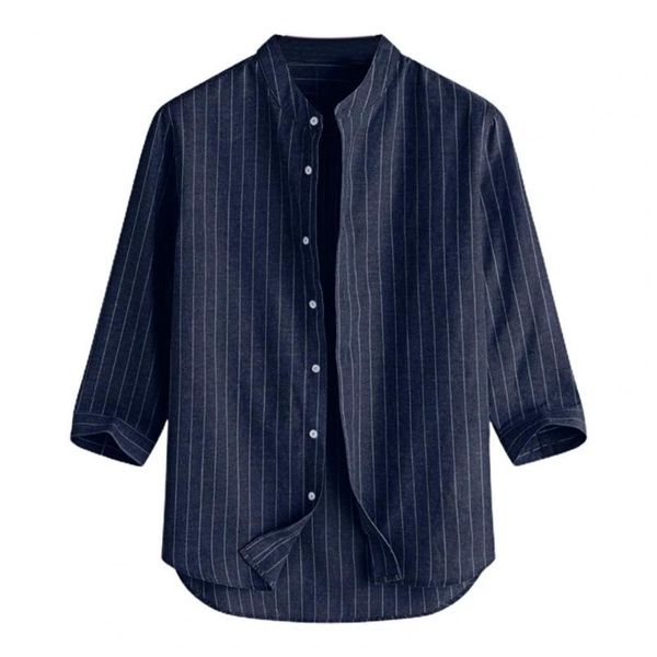 men's casual shirts summer men shirt oversize cotton flax striped loose turn-down collar single-breasted handsome, White;black
men's casual shirts summer men shirt oversize cotton flax striped loose turn-down collar single-breasted handsome, White;black
