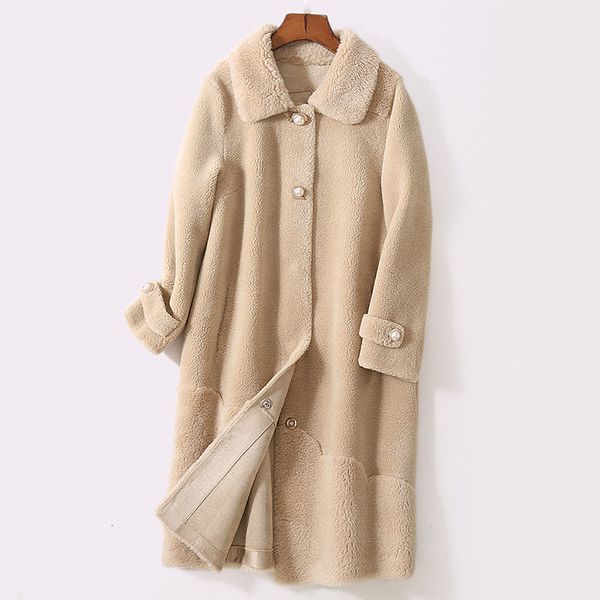 2021 women new autumn winter genuine sheep sheared coat female real fur wool jacket thick warm natural lambswool outwear l725bc8m, Black
2021 women new autumn winter genuine sheep sheared coat female real fur wool jacket thick warm natural lambswool outwear l725bc8m, Black