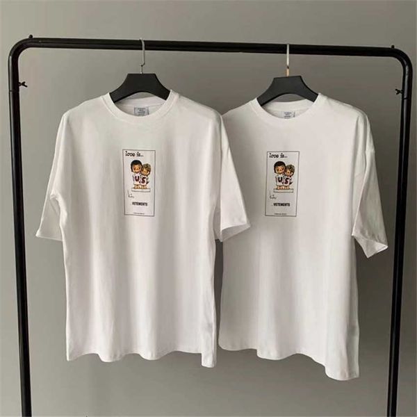 men's t-shirts male female couple casual lovers loose vetements shirt store love is eua embroidered tvm t, White;black
men's t-shirts male female couple casual lovers loose vetements shirt store love is eua embroidered tvm t, White;black