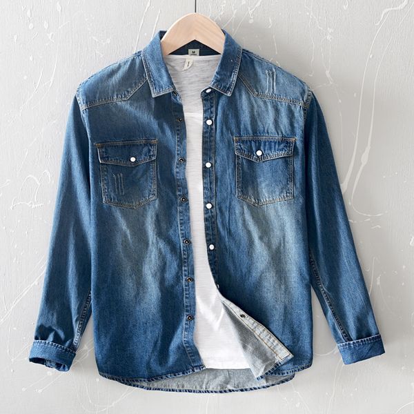 2021 new style long-sleeved spring and autumn denim shirts brand casual black for men fashion comfortable shirt mens xtwm, White;black
2021 new style long-sleeved spring and autumn denim shirts brand casual black for men fashion comfortable shirt mens xtwm, White;black