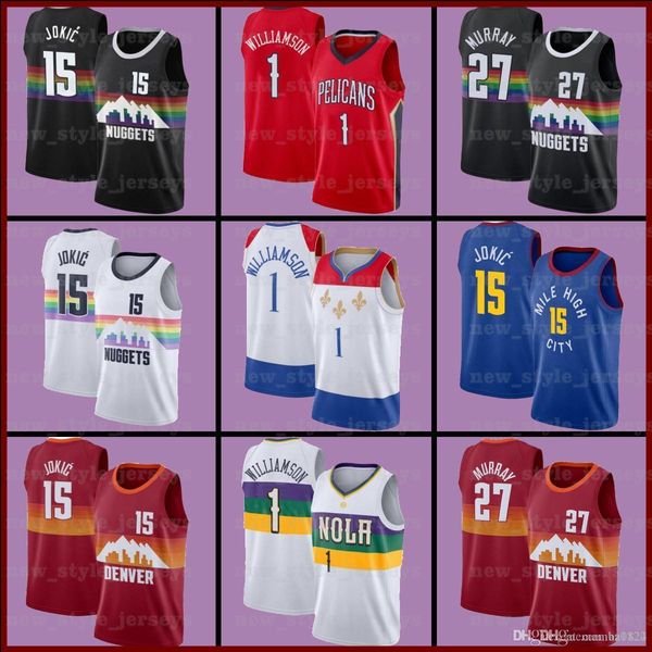 ncaa duke 1 zion 15 nikola williamson murray t3 jokic 27 jamal b denver nuggets new orleans pelicans men basketball jerseys, Blue;black
ncaa duke 1 zion 15 nikola williamson murray t3 jokic 27 jamal b denver nuggets new orleans pelicans men basketball jerseys, Blue;black