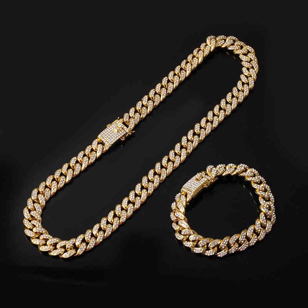 jewelry sets alliceonyou13mm necklaceh+bracelet stainless steel hip hop miami curb cuban chain set iced out paved rhinestones for men, Black
jewelry sets alliceonyou13mm necklaceh+bracelet stainless steel hip hop miami curb cuban chain set iced out paved rhinestones for men, Black