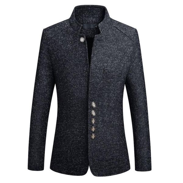 men's suits & blazers men blazer slim fit 2021 fall products stand collar suit jacket single-breasted chinese tunic, White;black
men's suits & blazers men blazer slim fit 2021 fall products stand collar suit jacket single-breasted chinese tunic, White;black