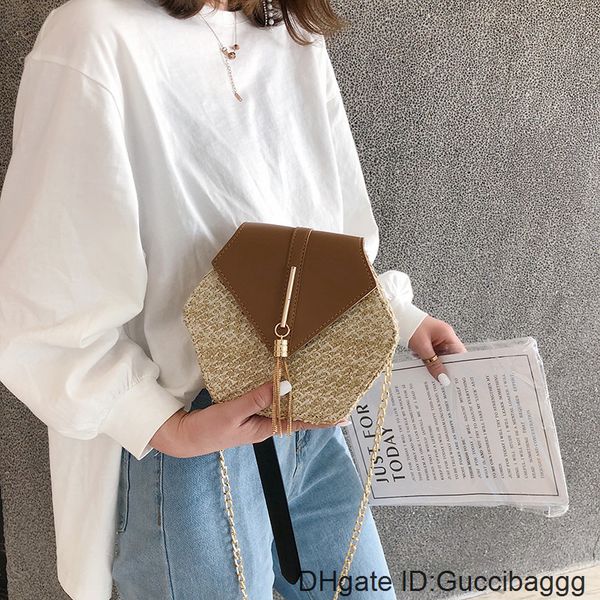 hbp 2021 crossbody bag hexagon mulit style straw leather handbag women summer rattan bags handmade woven beach circle bohemia shoulder purse
hbp 2021 crossbody bag hexagon mulit style straw leather handbag women summer rattan bags handmade woven beach circle bohemia shoulder purse