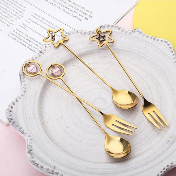 spoons 304 steel coffee spoon watermelon ice cream tea dessert fork with pretty pendant creative tableware
spoons 304 steel coffee spoon watermelon ice cream tea dessert fork with pretty pendant creative tableware