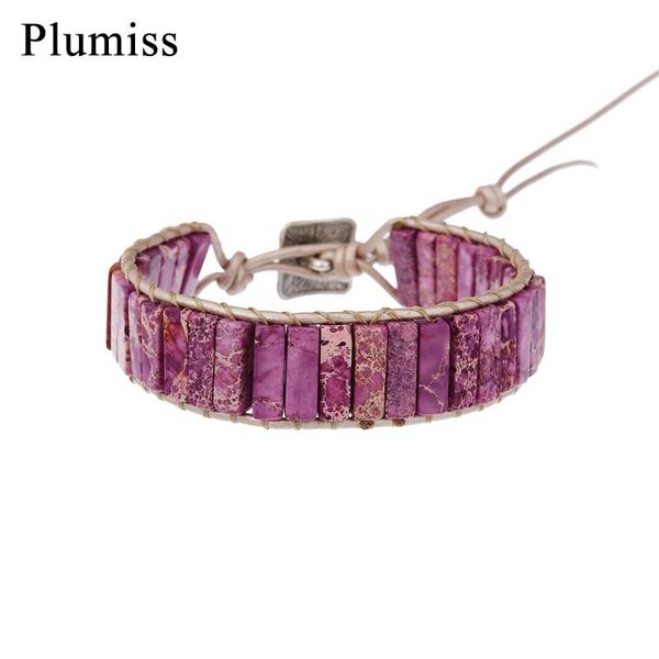 tennis purple geometric imperial jaspers wrap bracelets women's chain ethnic handmade braided leather boho bracelet jewelry for women, Golden;silver
tennis purple geometric imperial jaspers wrap bracelets women's chain ethnic handmade braided leather boho bracelet jewelry for women, Golden;silver