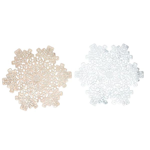mats & pads 2pcs christmas snowflake food heat insulation table pad hollow-out placemat
mats & pads 2pcs christmas snowflake food heat insulation table pad hollow-out placemat