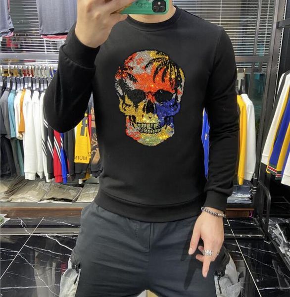 2021 new winter round turtleneck sweatshirt autumn diamond stone man-neck hoodies boys drill neck pullover s w1dk, Black
2021 new winter round turtleneck sweatshirt autumn diamond stone man-neck hoodies boys drill neck pullover s w1dk, Black