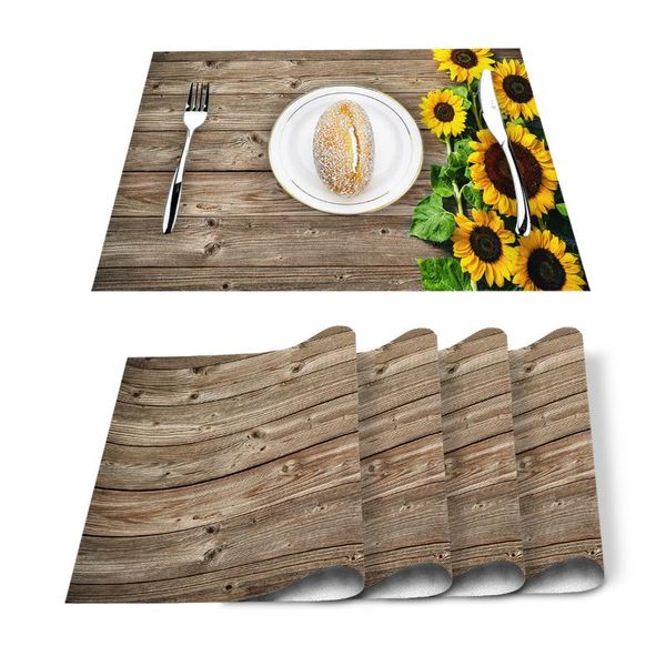 sunflowers rustic pattern table mat kitchen decoration placemat table napkin for wedding dining accessories mat
sunflowers rustic pattern table mat kitchen decoration placemat table napkin for wedding dining accessories mat